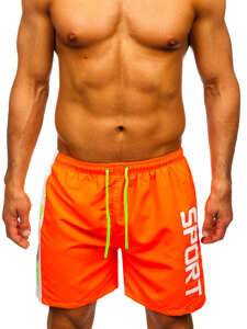 Homme Maillots de bain Orange Bolf HN109