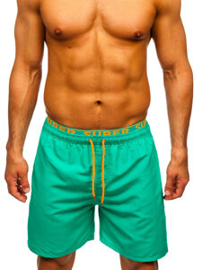 Homme Maillots de bain Vert foncé Bolf HN122