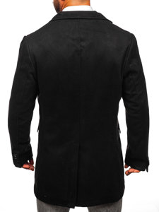 Homme Manteau d'hiver Noir Bolf 1047