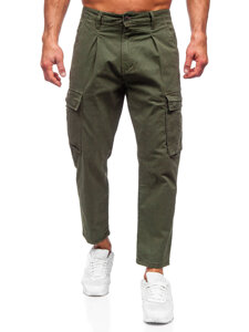 Homme Pantalon cargo Khaki Bolf 77323