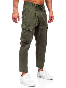 Homme Pantalon cargo Khaki Bolf 77323