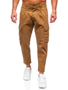 Homme Pantalon cargo Marron Bolf 77323