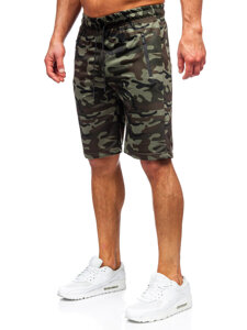 Homme Pantalon court camo Khaki Bolf JX865