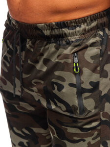 Homme Pantalon court camo Khaki Bolf JX873