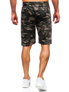 Homme Pantalon court camo Vert foncé Bolf JX865