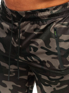 Homme Pantalon court camo Vert foncé Bolf JX865