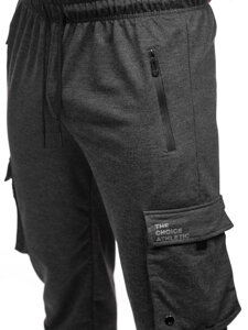 Homme Pantalon de jogging cargo Anthracite Bolf JX6360