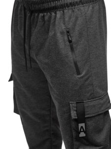 Homme Pantalon de jogging cargo Anthracite Bolf JX6362