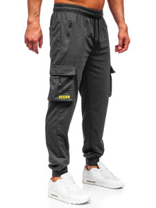 Homme Pantalon de jogging cargo Anthracite Bolf JX6363