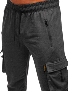 Homme Pantalon de jogging cargo Anthracite Bolf JX6363