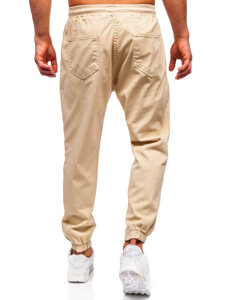 Homme Pantalon de jogging cargo Beige Bolf 001