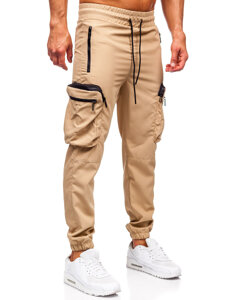 Homme Pantalon de jogging cargo Beige Bolf HSS296