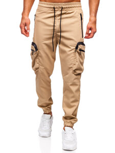 Homme Pantalon de jogging cargo Beige Bolf HSS296