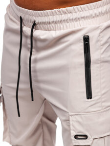 Homme Pantalon de jogging cargo Beige Bolf HSS298