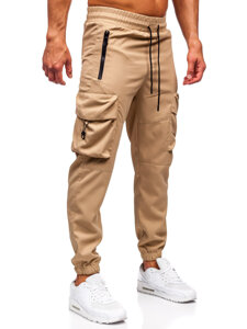 Homme Pantalon de jogging cargo Beige Bolf HSS299