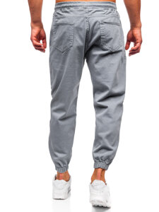 Homme Pantalon de jogging cargo Gris Bolf 001