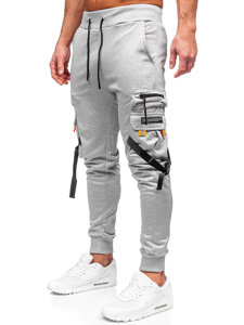 Homme Pantalon de jogging cargo Gris Bolf HS7162