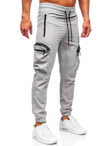 Homme Pantalon de jogging cargo Gris Bolf HSS296