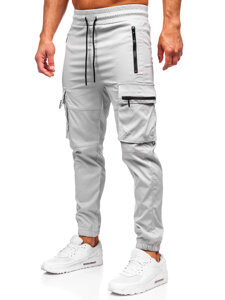 Homme Pantalon de jogging cargo Gris Bolf HSS300