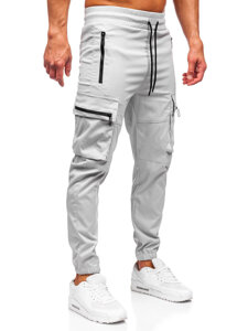 Homme Pantalon de jogging cargo Gris Bolf HSS300