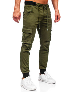 Homme Pantalon de jogging cargo Khaki Bolf MP0208MV