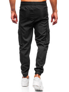 Homme Pantalon de jogging cargo Noir Bolf HSS298