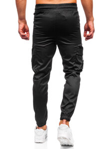 Homme Pantalon de jogging cargo Noir Bolf HSS299