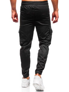 Homme Pantalon de jogging cargo Noir Bolf HSS300