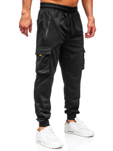 Homme Pantalon de jogging cargo Noir Bolf JX6359