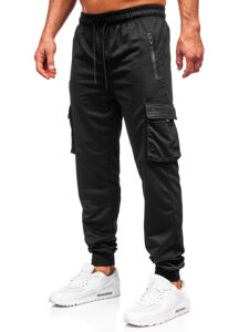 Homme Pantalon de jogging cargo Noir Bolf JX6360