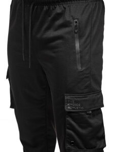 Homme Pantalon de jogging cargo Noir Bolf JX6360