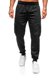 Homme Pantalon de jogging cargo Noir Bolf JX6360