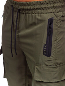 Homme Pantalon de jogging cargo Vert Bolf HSS297