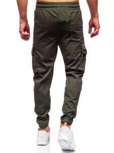 Homme Pantalon de jogging cargo Vert Bolf HSS300