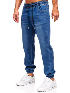 Homme Pantalon de jogging en jean Bleu foncé Bolf 8151