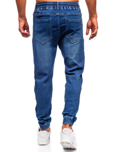 Homme Pantalon de jogging en jean Bleu foncé Bolf 8152