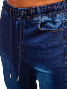 Homme Pantalon de jogging en jean Bleu foncé Bolf 8168