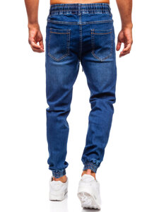 Homme Pantalon de jogging en jean Bleu foncé Bolf 8169