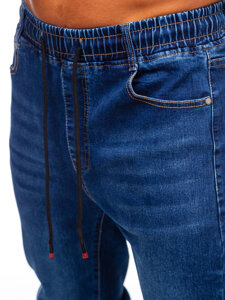 Homme Pantalon de jogging en jean Bleu foncé Bolf 8169