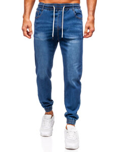 Homme Pantalon de jogging en jean Blue Bolf 8155