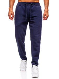 Homme Pantalon de jogging épais Bleu foncé Bolf MS002