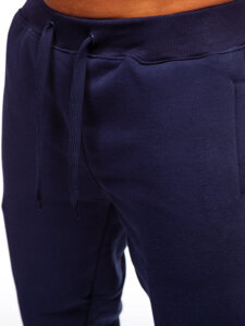 Homme Pantalon de jogging épais Bleu foncé Bolf MS002