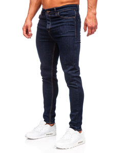 Homme Pantalon en jean regular fit Bleu foncé Bolf 5310