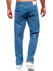 Homme Pantalon en jean regular fit Bleu foncé Bolf 5444