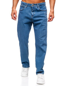 Homme Pantalon en jean regular fit Bleu foncé Bolf 5452