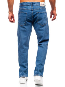 Homme Pantalon en jean regular fit Bleu foncé Bolf 5452