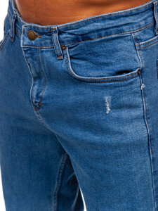 Homme Pantalon en jean regular fit Bleu foncé Bolf 5452