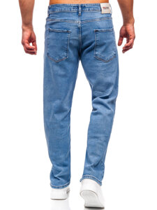 Homme Pantalon en jean regular fit Bleu foncé Bolf 5456