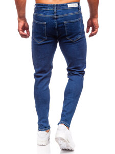 Homme Pantalon en jean regular fit Bleu foncé Bolf 6019