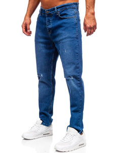 Homme Pantalon en jean regular fit Bleu foncé Bolf 6636